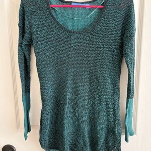 Simply Vera Vera Wang Teal Knit Sweater